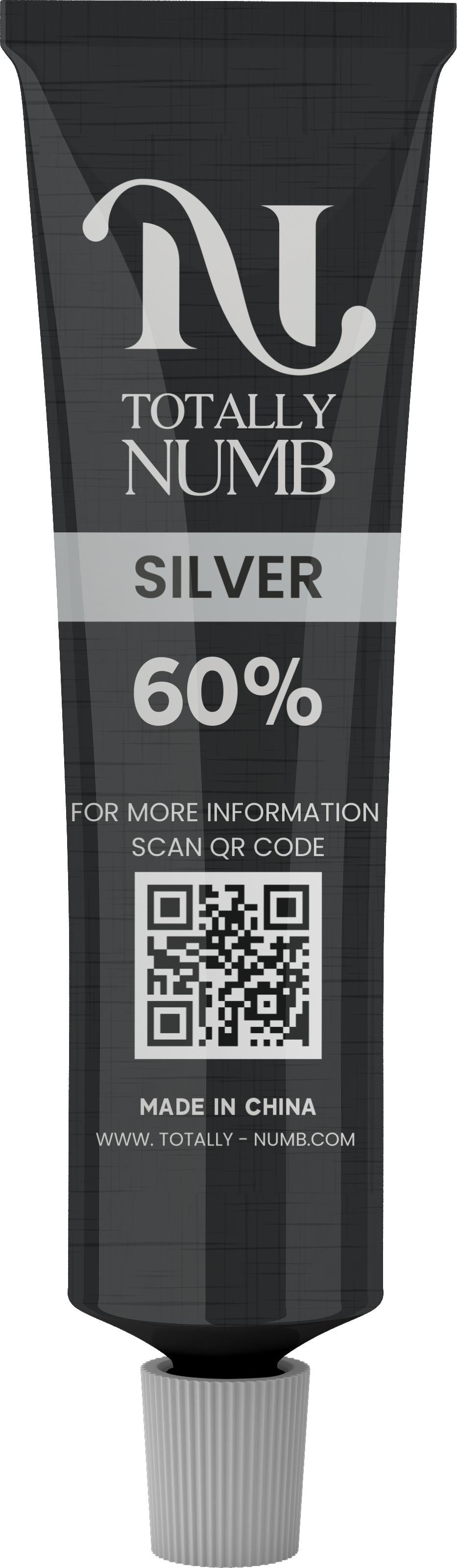 60% SILVER TOTALLY NUMB - 30g-Tattoo Numbing Cream-Numb-Me.co