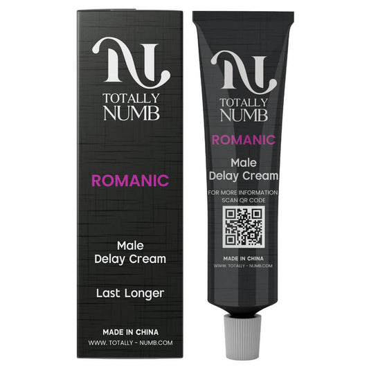 Romantic Male Delay Cream by Totally Numb, designed for longer intimacy and pleasure.